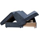 Boxxx ZOFA S POSTELJNO FUNKCIJO, modra tekstil | Shoptok.si