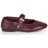 Tommy Hilfiger Balerinke TH BUCKLE LEATHER BALLERINA Bordo | Shoptok.si