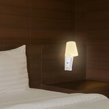  LED zidna lampa sa USB portom LED/2W/230V 3000K bela | Eponuda.com