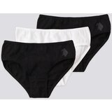 U.S. Polo Assn. set gaćica za devojčice US1677, 3 komada, crne i bele | ePonuda.com