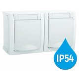 Panasonic Priključnica bela šuho horizontalna dupla II OG 16A 250V IP54 WPTC4800-2WH EU2 PACIFIC Cene