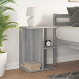  Noćni ormarić siva sonoma 46,5x29x61 cm konstruiranog drva | Eponuda.com