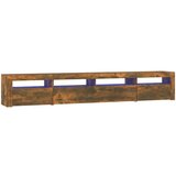TV omarica z LED lučkami dimljeni hrast 240x35x40 cm, (20732586) | Shoptok.si