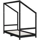  Za dječji krevet crni 80 x 160 cm od masivne borovine | shoptok.hr