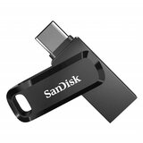 Sandisk USB C & USB disk 512GB Ultra Dual GO, 3.1/3.0, b do 150 MB/s, črn (SDDDC3-512G-G46) | Shoptok.si