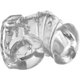 Master Series Detained 2.0 Chastity Cage with Nubs Clear | shoptok.hr
