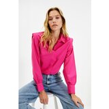 Trendyol Pink Shoulder Detailed Shirt Cene