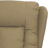  Masažna fotelja od umjetne kože boja cappuccina - Boja cappuccina 1 | shoptok.hr