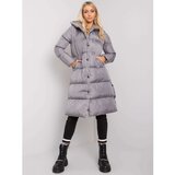 Fashion Hunters Dark gray quilted jacket with a Starlet hood Cijene