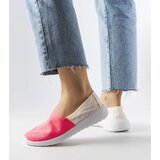 Gemre White and Pink Slip-On Sneakers Winding | shoptok.hr