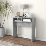 Konzolni stol boja betona 78 x 30 x 80 cm konstruirano drvo | shoptok.hr