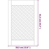  Vrata za ormarić rešetkasti dizajn 2 kom 39,5x61,5 cm borovina | shoptok.hr