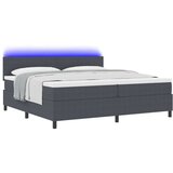  postelja s box springom z vzmetnico Temno siva Kordurojska tkanina, (22067215) | Shoptok.si