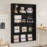 Polica za časopise s policom 2 pcs Crni hrast 100 x 12 x 70 cm | Eponuda.com