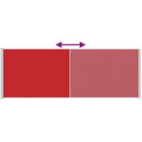  Uvlačiva bočna tenda za terasu 220 x 600 cm crvena | shoptok.hr