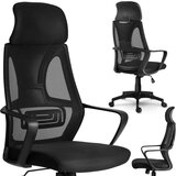 Janshop Pisarniški fotelj z mikroatorskim praga - črna, (21377970) Cene