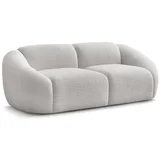 Bobochic Paris Svijetlo siva sofa od bouclé tkanine 230 cm Tina –
