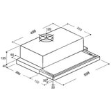 Beko Aspirator CTB 6407 W širina 60cm/kapacitet 275m3 | Eponuda.com