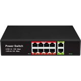  Lan switch poe mrežno stikalo 10 port razdelilnik do 100 mb/s uplink | shoptok.hr