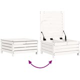  7-dijelni set vrtnih sofa bijeli od masivne borovine | shoptok.hr