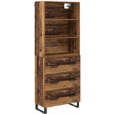 vidaXL Visok predalnik s predalom Star les 69,5 x 34 x 180 cm | Shoptok.si