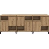  Komode 3 kom. Umjetnički hrast 60 x 35 x 70 cm | shoptok.hr