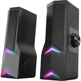 zvučnici 2.0 gaming elegant X10 2.0 rms bluetooth 3W*2 rgb illuminated multimedia usb 5V 45dB gaming player speaker