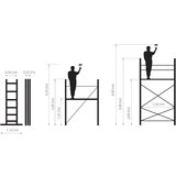  Aluminijumska skela 3,95m ikar pro | ePonuda.com