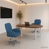  Okretne radne stolice 2 kom. 54 x 58 x 90 cm Plava Tkanina | Eponuda.ba