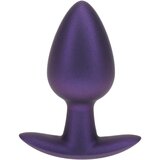 Ouch Smooth Silicone Anal Plug Medium Metallic Purple u