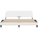  Okvir za krevet Dover bijeli 183x213 cm od umjetne kože | shoptok.hr