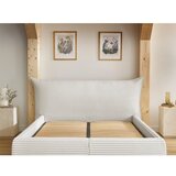 Bobochic Paris Bijeli tapecirani bračni krevet s prostorom za odlaganje s podnicom 180x200 cm Jade – | shoptok.hr