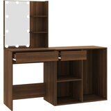  LED toaletni stolić s ormarićem boja hrasta konstruirano drvo | shoptok.hr
