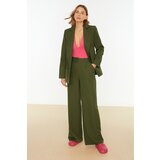 Trendyol Khaki Regular Lined Double Breasted Closure Woven Blazer Jacket | Shoptok.si