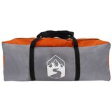  Družinski šotor z okni, kupola siva in oranžna za 6 oseb, vodoodporen, (22012583) | Shoptok.si