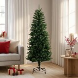  Artificial Hinged Christmas Tree 150 cm PE i PVC Zelena Cijene