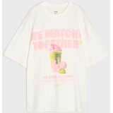 Sinsay Pamučna majica s matcha motivom | shoptok.hr
