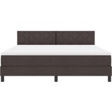 Box Postelja z vzmetnico z vzmetnico Temno rjava 180 x 200 cm blago, (5000128637) | Shoptok.si
