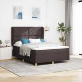  Krevet s opruga kutije Tamno smeđa 190 x 140 cm tkanina | shoptok.hr