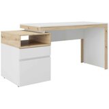 MID.YOU PISALNA MIZA les bela, hrast artisan | Shoptok.si