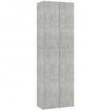  Uredski ormarić boja betona 60 x 32 x 190 cm konstruirano drvo | Eponuda.ba