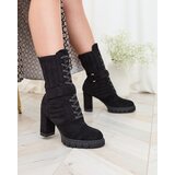 Resti Black women's insulated Sehhra stiletto boots | Shoptok.si
