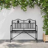 Vrtna klupa Crna 103,5 x 59 x 89 cm Čelik | Eponuda.com
