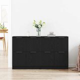  Kreveta 2 pcs Crni hrast 60 x 30 x 70 cm Konstruirano drvo | shoptok.hr
