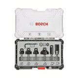 Bosch komplet glodala, 6 komada, trim&edging držač od 8 mm 6-piece trim i edging router bit set Cene