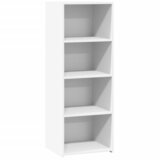  Visoka komoda bijela 40x41x124 cm od konstruiranog drva | shoptok.hr
