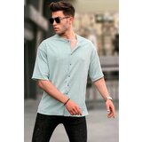 Madmext Shirt - Green - Regular fit Cene