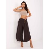 Och Bella Trousers-TW-SP-BI-81378.24P-dark brown | shoptok.hr