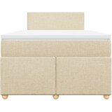  Krevet box spring s madracem krem 120 x 190 cm od tkanine | shoptok.hr