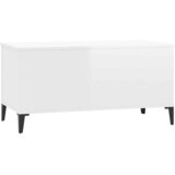 Stolić za kavu sjajni bijeli 90x44,5x45 cm konstruirano drvo | shoptok.hr
